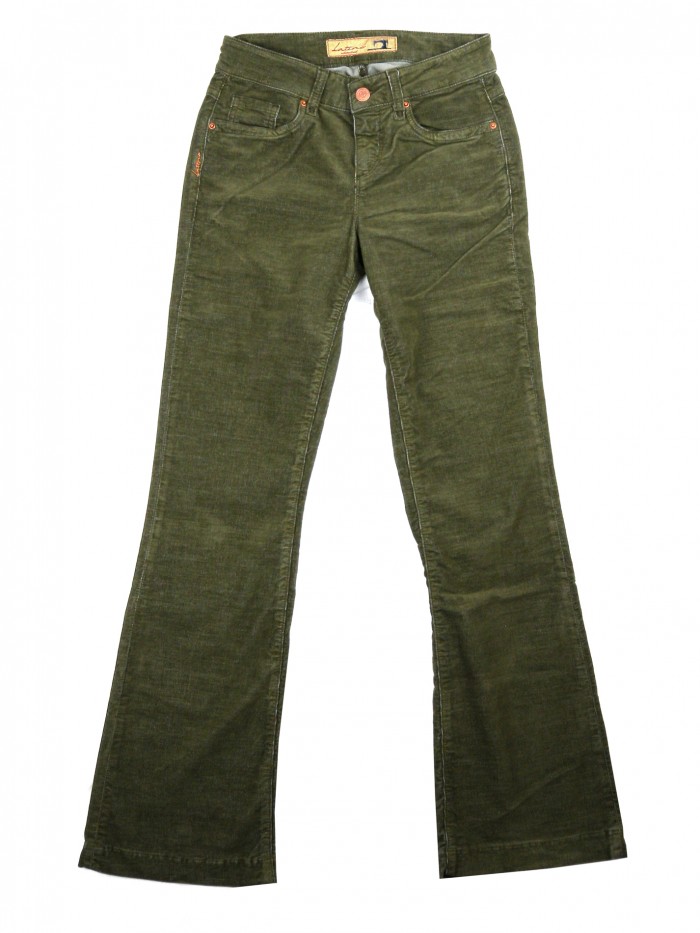 Pantaloni velluto verde outlet