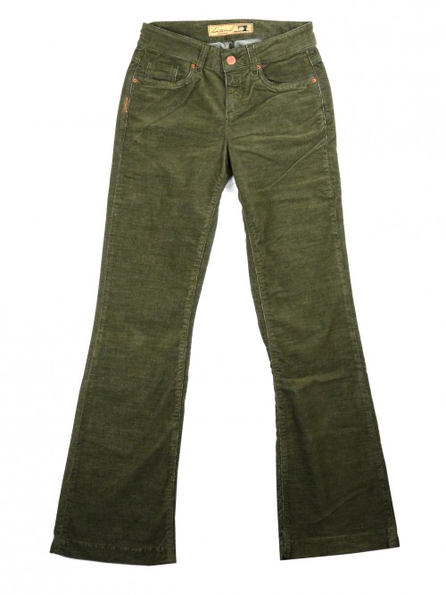 Latinò Woman Pants Art. New Elettra COL 1018 Military Green Velvet Latinò Woman Pants Art. New Elettra COL 1018 Military Green Velvet