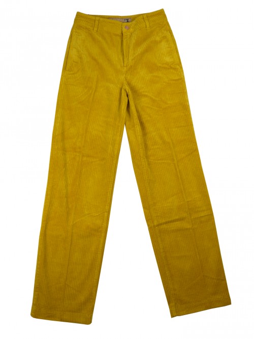 Latinò Woman Trousers Art. Monia COL 1077 Velvet Mustard Latinò Woman Trousers Art. Monia COL 1077 Velvet Mustard