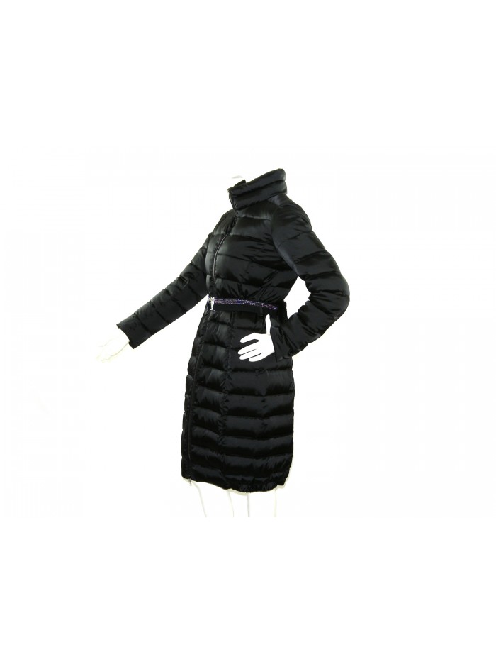 VDP - Via Delle Perle Women's Down Jacket Art. 00401/00 Black