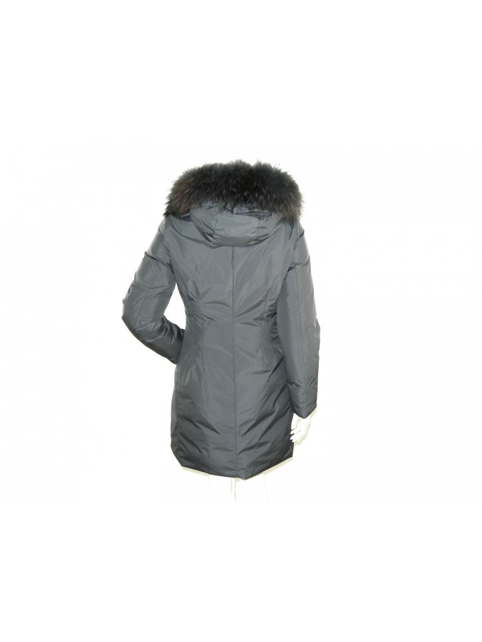 Geospirit Down Jacket Woman Mod. Coney Fur Gray GED0694