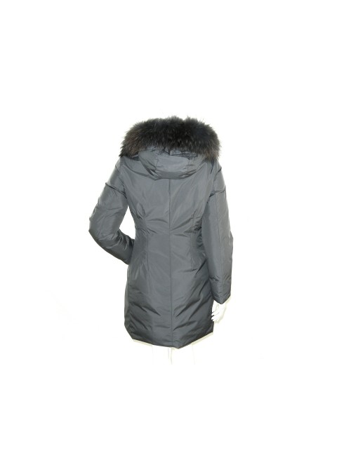 Geospirit Down Jacket Woman Mod. Coney Fur Gray GED0694