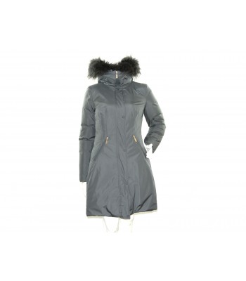 Geospirit Piumino Donna Mod. Coney Fur Grigio GED0694 2