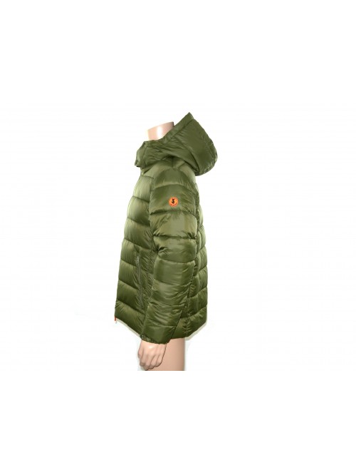 Save The Duck Giubbotto Uomo Mod. 3556M COL 00841 Giga 7 Verde/Nero