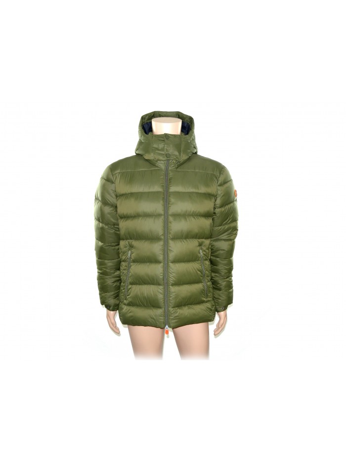 Save The Duck Man Jacket Mod. 3556M COL 00841 Giga 7 Green / Black Save The Duck Man Jacket Mod. 3556M COL 00841 Giga 7 Green / Black