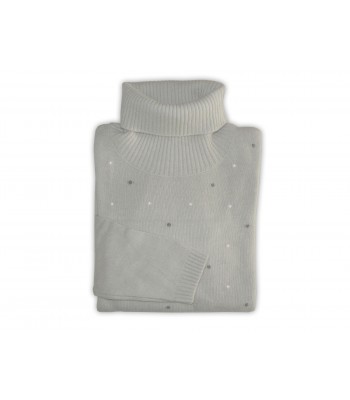 Daniel & Mayer Women's Turtleneck Sweater Art. 40011 Pois Avena