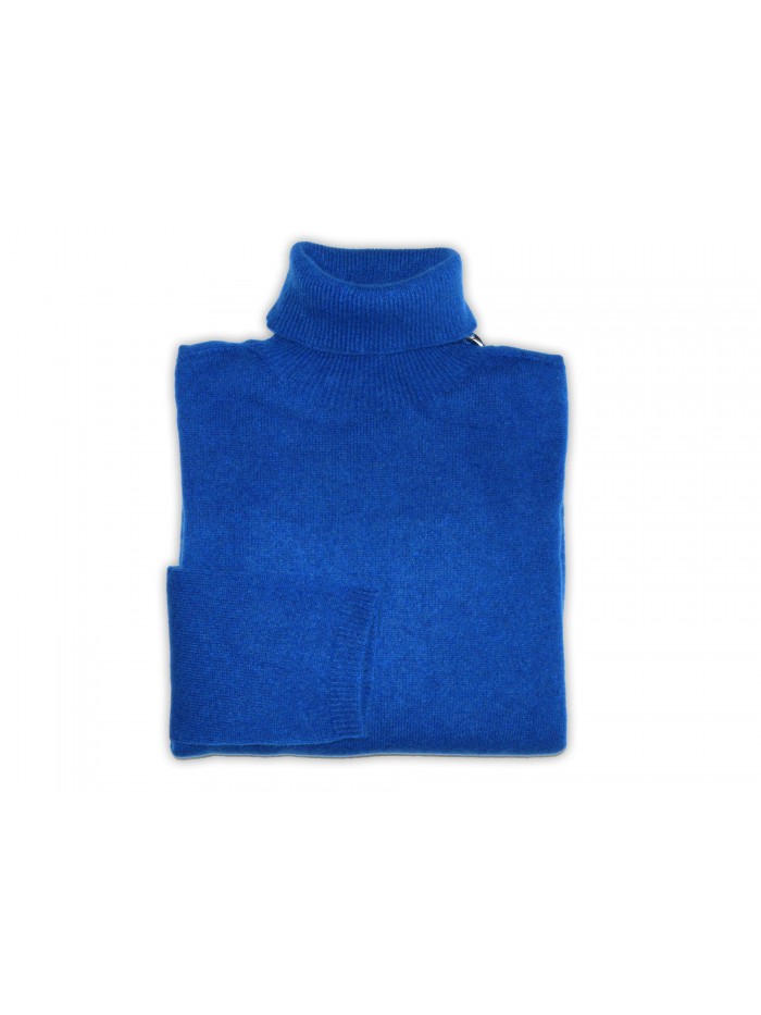 Blue Joint Women's Turtleneck Sweater Art. 98027/1 Bluette Blue Joint Women's Turtleneck Sweater Art. 98027/1 Bluette