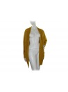 Mia Wish Maglia Donna Cardigan Maxi COL. 10639 Giallo Oro