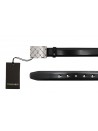 Trussardi Cintura Uomo Belt Calf Leather Monogram Nero