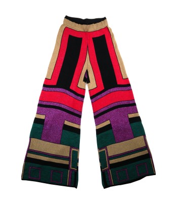 Devotion Women's Tricot Jacquar Trousers Art. 21G300 Geometric