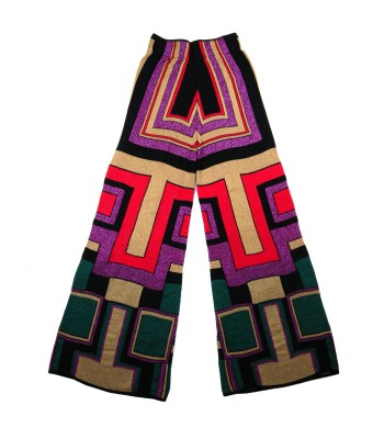 Devotion Women's Tricot Jacquar Trousers Art. 21G300 Geometric 2