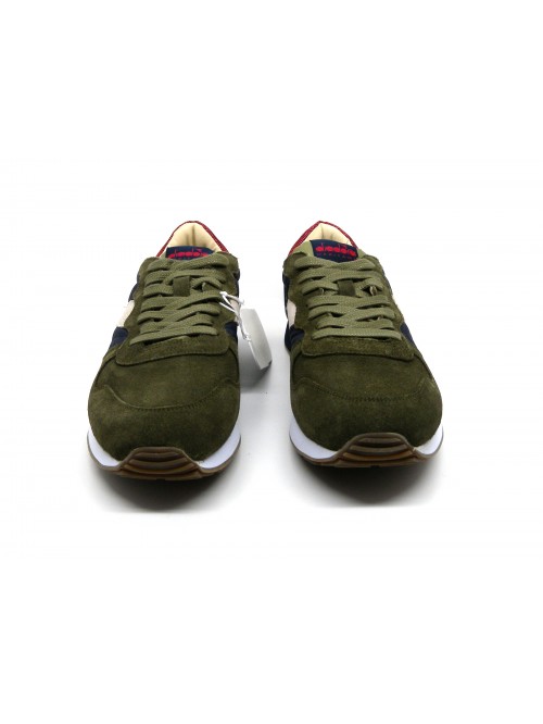 Diadora Heritage Men's Shoe Mod. H S SW C7668 Camaro Burnt Olive / Blue Nights