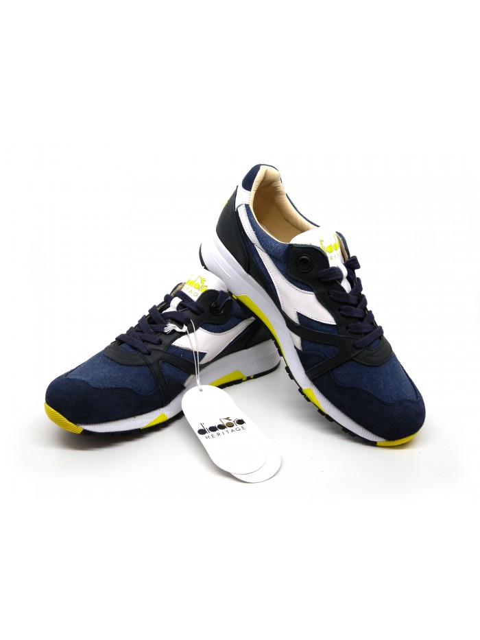 Diadora Heritage Scarpa Uomo Mod. N9000 H C SW 60065 Blue Denim