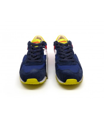 Diadora Heritage Scarpa Uomo Mod. Trident NY S W C6674 Estate Blue/Fiery Red/Sul 2