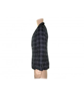 Tagliatore Giacca Uomo art. 61QIG075 mod. 1SMC22K N3062 Quadri Nero/Perla 2