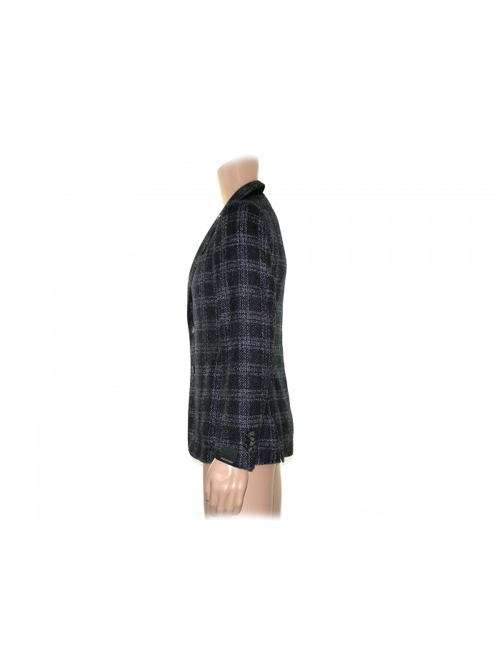 Tagliatore Men's Jacket art. 61QIG075 mod. 1SMC22K N3062 Paintings Black / Pearl