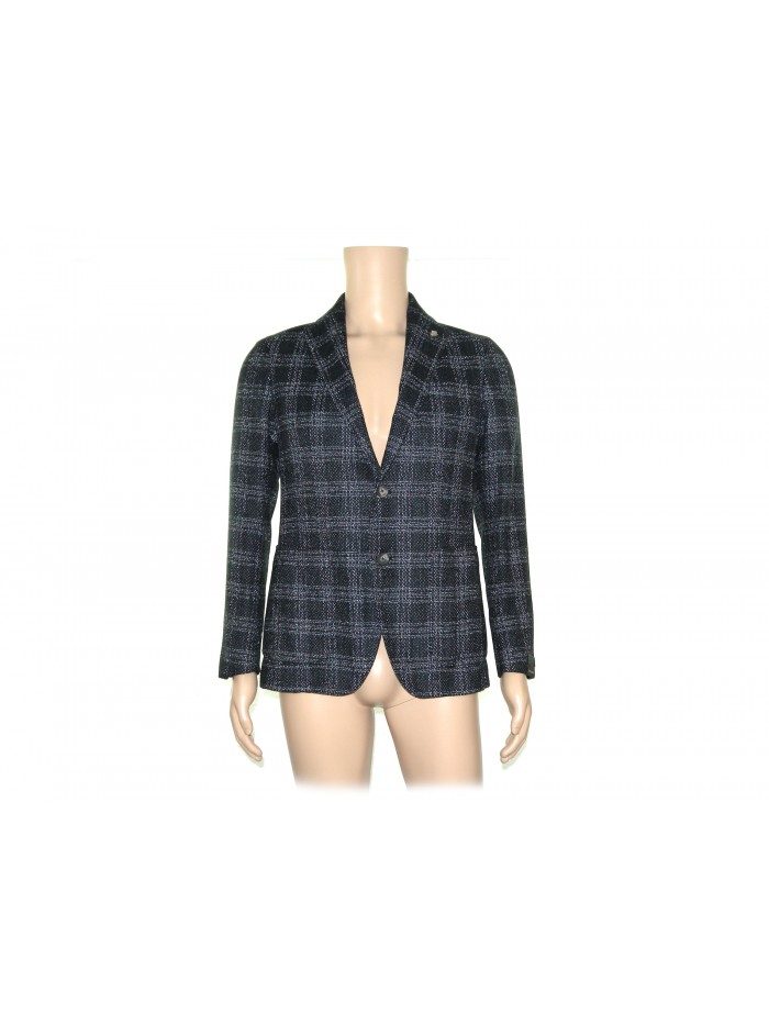 Tagliatore Giacca Uomo art. 61QIG075 mod. 1SMC22K N3062 Quadri Nero/Perla Tagliatore Giacca Uomo art. 61QIG075 mod. 1SMC22K N3062 Quadri Nero/Perla