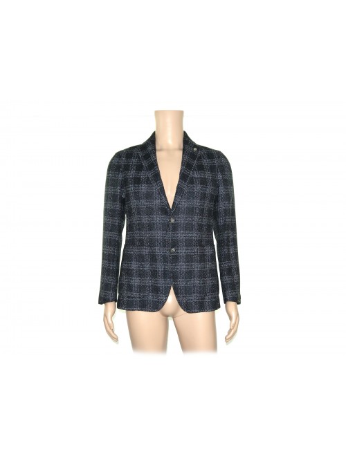 Tagliatore Giacca Uomo art. 61QIG075 mod. 1SMC22K N3062 Quadri Nero/Perla Tagliatore Giacca Uomo art. 61QIG075 mod. 1SMC22K N3062 Quadri Nero/Perla