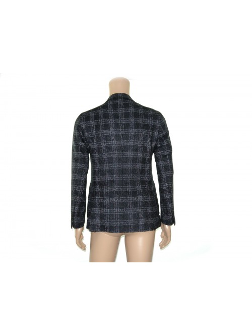 Tagliatore Men's Jacket art. 61QIG075 mod. 1SMC22K N3062 Paintings Black / Pearl