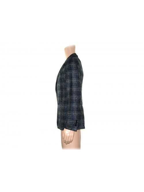 Tagliatore Jacket Man art. 44QIG024 mod. 1SMC22K S1106 Paintings Blue / Black / Pearl