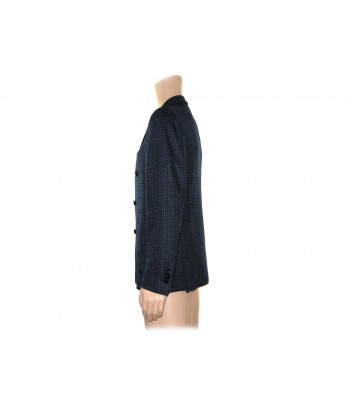 Tagliatore Jacket Man art. 57UIJ060 mod. 1SMJ20K S1370 Blue / Gray Checkered Microfantasy 2