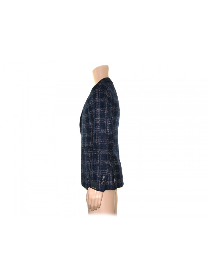 Tagliatore Jacket Man art. 61QIG075 mod. 1SMC22F B1058 Blue / Pearl Paintings