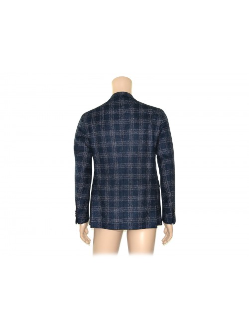 Tagliatore Jacket Man art. 61QIG075 mod. 1SMC22F B1058 Blue / Pearl Paintings