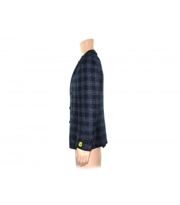 Lubiam 8 Giacca Uomo art. 72009/1 mod. 2138 Quadri Blu/Grigio 2