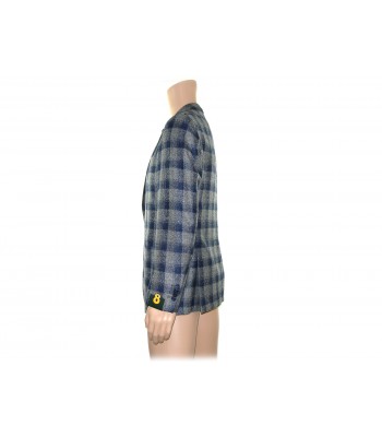 Lubiam 8 Giacca Uomo art. 72082/1 mod. 2175 Quadri Blu/Grigio 2