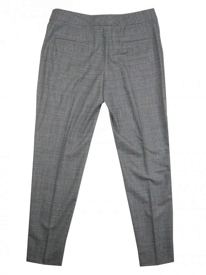 Fabiana Filippi Pantaloni Donna mod. PA85018 Assisi Principe di Galles Grigio