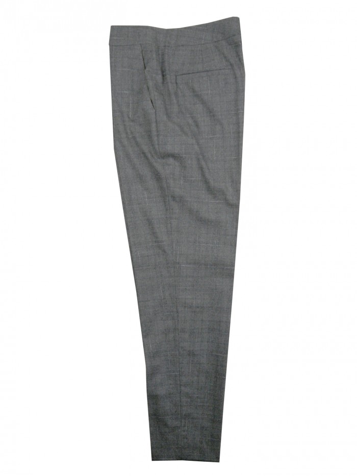 Fabiana Filippi Women's Pants mod. PA85018 Assisi Prince of Wales Gray