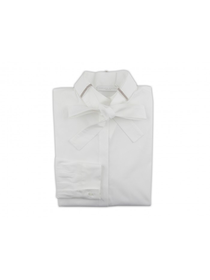 Fabiana Filippi Woman Shirt mod. CA72718 Korean White Fabiana Filippi Woman Shirt mod. CA72718 Korean White