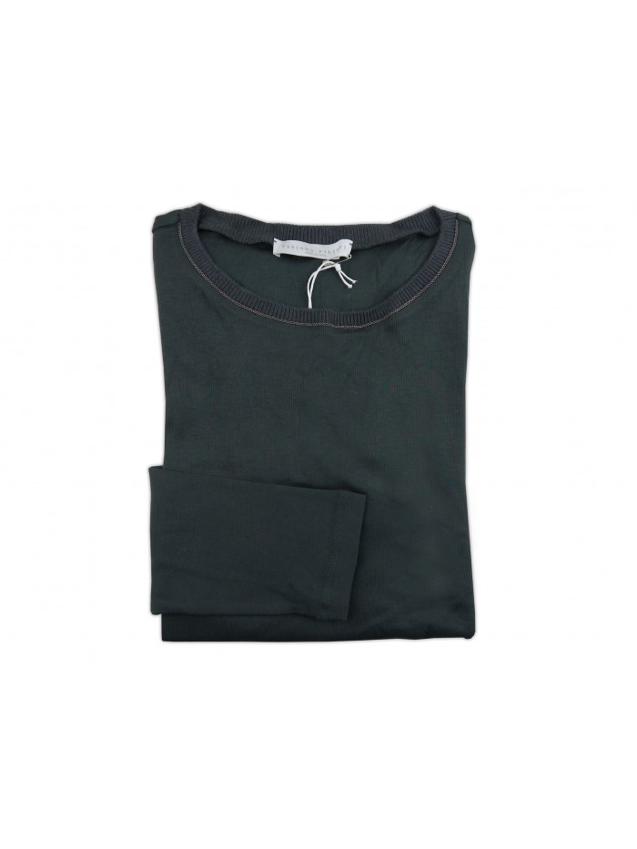 Fabiana Filippi Maglia Donna mod. SE40118 Girocollo Lurex Grigio Fabiana Filippi Maglia Donna mod. SE40118 Girocollo Lurex Grigio