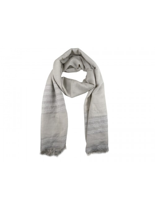 Fabiana Filippi Scarf Woman mod. AA80517 Degradè Sequins Pearl