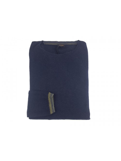 Ne Pas Men's Barchetta Sweater Mod. 1/7245 Col 106 Blue Ne Pas Men's Barchetta Sweater Mod. 1/7245 Col 106 Blue