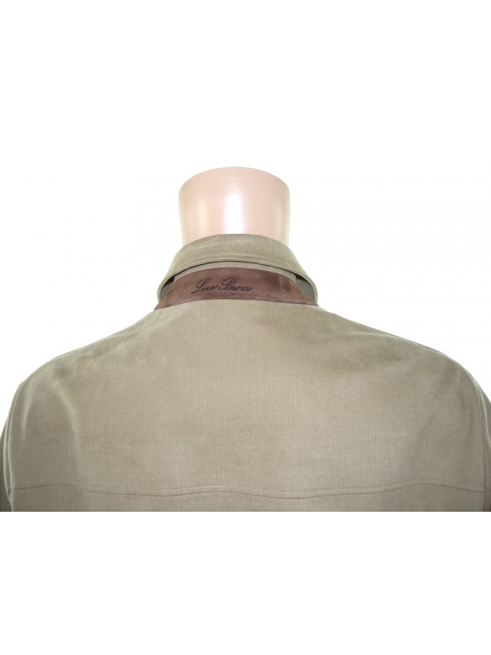 Loro Piana Giaccone Uomo Mod. FAC9062/D022 Storm System Beige