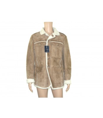 Fay Man Jacket Art. NAM13151620 Beige Suede Sheepskin (Samples)