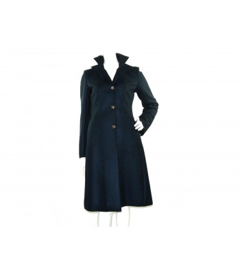 Loro Piana Giaccone Donna Mod. FAC1861 W015 Cappotto Ottawa Coarseha Blu Notte