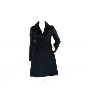 Loro Piana Giaccone Donna Mod. FAC1586 W000 Cappotto Drape Cash Storm Blu Notte