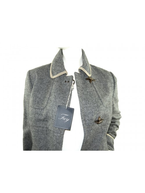 Fay Woman Jacket Mod. NAW50234340 FHBB / B601 Gray