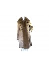 Paola Antonini Fox Jacket Woman Calibrated Mod. 3180F FC235 COL 22 Brown / Gold