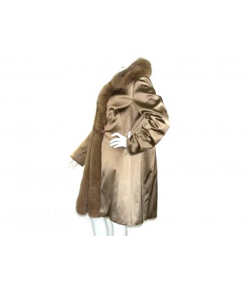 Paola Antonini Fox Jacket Woman Calibrated Mod. 3180F FC235 COL 22 Brown / Gold 2