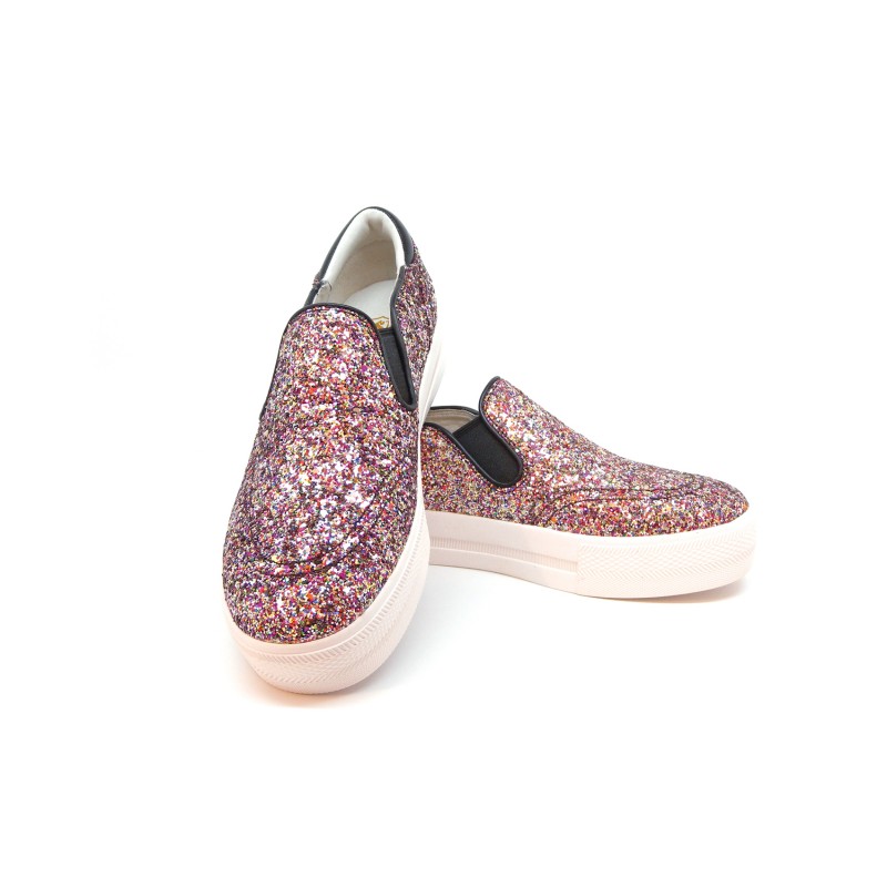 Women's Sneakers Jungle Starlights Glittery Multicolor slip on