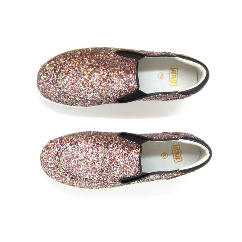 Women's Sneakers Jungle Starlights Glittery Multicolor slip on