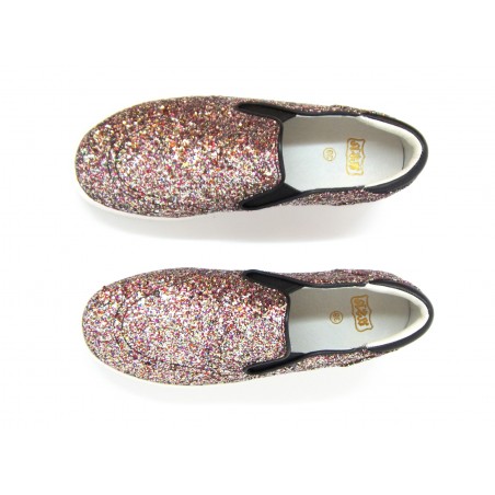Women's Sneakers Jungle Starlights Glittery Multicolor slip on