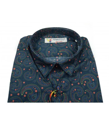 Roberto P Man Shirt Mod. CNP2 COL V10 Pasley Blue 2