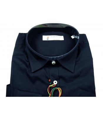 Roberto P Camicia Uomo Mod. CN1 Tinta Unita Blu Scuro 2
