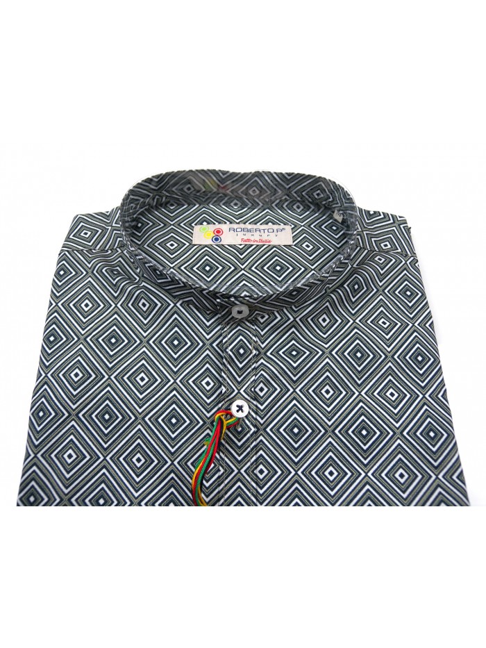 Roberto P Camicia Uomo Mod. CNP1 COL V1 Rombi Optical