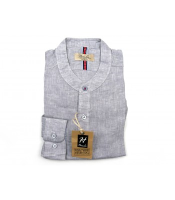 Happer & CO Men's Shirt Mod. 10068-224 COL 90 Gray