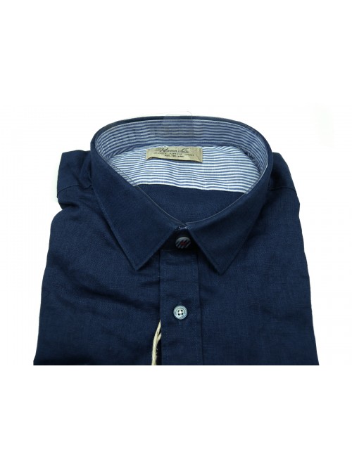 Happer & CO Camicia Uomo Mod. 10068-201 COL 10 Blu